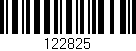 Código de barras (EAN, GTIN, SKU, ISBN): '122825'