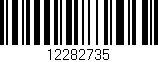 Código de barras (EAN, GTIN, SKU, ISBN): '12282735'