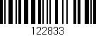 Código de barras (EAN, GTIN, SKU, ISBN): '122833'