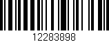 Código de barras (EAN, GTIN, SKU, ISBN): '12283898'