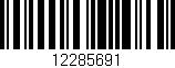 Código de barras (EAN, GTIN, SKU, ISBN): '12285691'