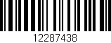 Código de barras (EAN, GTIN, SKU, ISBN): '12287438'
