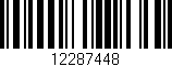Código de barras (EAN, GTIN, SKU, ISBN): '12287448'