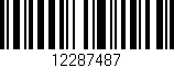 Código de barras (EAN, GTIN, SKU, ISBN): '12287487'