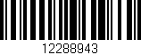 Código de barras (EAN, GTIN, SKU, ISBN): '12288943'