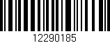 Código de barras (EAN, GTIN, SKU, ISBN): '12290185'