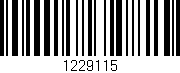 Código de barras (EAN, GTIN, SKU, ISBN): '1229115'