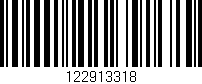 Código de barras (EAN, GTIN, SKU, ISBN): '122913318'