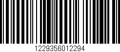 Código de barras (EAN, GTIN, SKU, ISBN): '1229356012294'