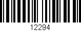 Código de barras (EAN, GTIN, SKU, ISBN): '12294'