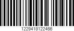 Código de barras (EAN, GTIN, SKU, ISBN): '1229418122466'