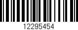 Código de barras (EAN, GTIN, SKU, ISBN): '12295454'