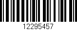 Código de barras (EAN, GTIN, SKU, ISBN): '12295457'