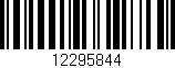 Código de barras (EAN, GTIN, SKU, ISBN): '12295844'