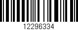 Código de barras (EAN, GTIN, SKU, ISBN): '12296334'
