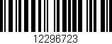 Código de barras (EAN, GTIN, SKU, ISBN): '12296723'