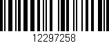 Código de barras (EAN, GTIN, SKU, ISBN): '12297258'