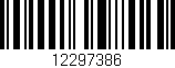Código de barras (EAN, GTIN, SKU, ISBN): '12297386'