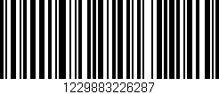 Código de barras (EAN, GTIN, SKU, ISBN): '1229883226287'