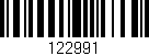 Código de barras (EAN, GTIN, SKU, ISBN): '122991'