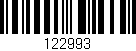 Código de barras (EAN, GTIN, SKU, ISBN): '122993'