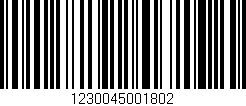 Código de barras (EAN, GTIN, SKU, ISBN): '1230045001802'