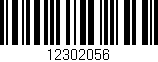 Código de barras (EAN, GTIN, SKU, ISBN): '12302056'