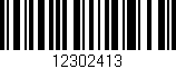Código de barras (EAN, GTIN, SKU, ISBN): '12302413'