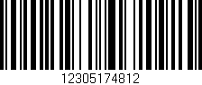 Código de barras (EAN, GTIN, SKU, ISBN): '12305174812'
