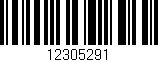 Código de barras (EAN, GTIN, SKU, ISBN): '12305291'
