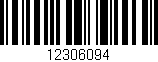 Código de barras (EAN, GTIN, SKU, ISBN): '12306094'
