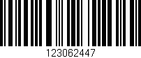 Código de barras (EAN, GTIN, SKU, ISBN): '123062447'