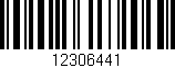 Código de barras (EAN, GTIN, SKU, ISBN): '12306441'