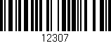 Código de barras (EAN, GTIN, SKU, ISBN): '12307'
