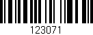 Código de barras (EAN, GTIN, SKU, ISBN): '123071'