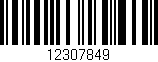 Código de barras (EAN, GTIN, SKU, ISBN): '12307849'