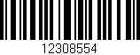 Código de barras (EAN, GTIN, SKU, ISBN): '12308554'