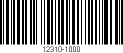 Código de barras (EAN, GTIN, SKU, ISBN): '12310-1000'