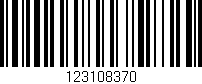 Código de barras (EAN, GTIN, SKU, ISBN): '123108370'