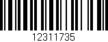 Código de barras (EAN, GTIN, SKU, ISBN): '12311735'