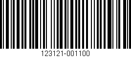 Código de barras (EAN, GTIN, SKU, ISBN): '123121-001100'