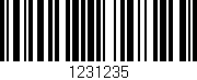 Código de barras (EAN, GTIN, SKU, ISBN): '1231235'