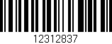 Código de barras (EAN, GTIN, SKU, ISBN): '12312837'