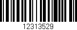 Código de barras (EAN, GTIN, SKU, ISBN): '12313529'