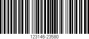 Código de barras (EAN, GTIN, SKU, ISBN): '123146-23580'