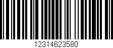 Código de barras (EAN, GTIN, SKU, ISBN): '12314623580'