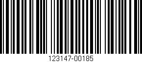 Código de barras (EAN, GTIN, SKU, ISBN): '123147-00185'