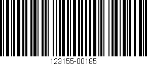 Código de barras (EAN, GTIN, SKU, ISBN): '123155-00185'