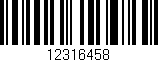 Código de barras (EAN, GTIN, SKU, ISBN): '12316458'