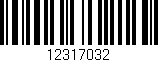 Código de barras (EAN, GTIN, SKU, ISBN): '12317032'